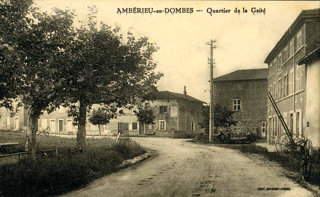 Quartier de la Gaieté à Ambérieux en Dombes