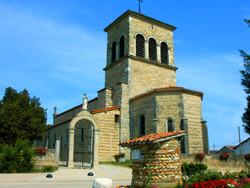 Dombes - L'église de Bressolles