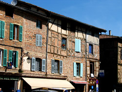Dombes - Maisons à colombage et en briques à Châtillon sur Chalaronne