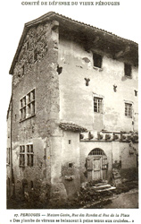 Maison Cazin, Rue de rondes et Rue de la Place